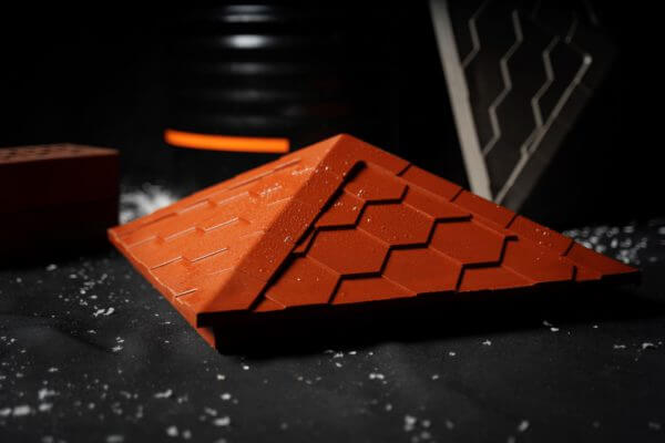 Колпак Zking Эверест Красный на столб 1.5х1.5 кирпича (390х390мм) в Назрани фото