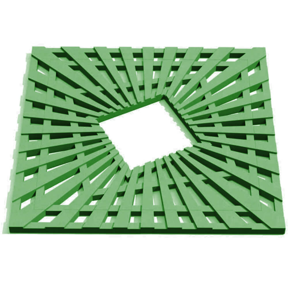 Приствольная решетка для дерева ZKING ATMOSPHERE 1.2х1.2м Зеленая Назрань фото