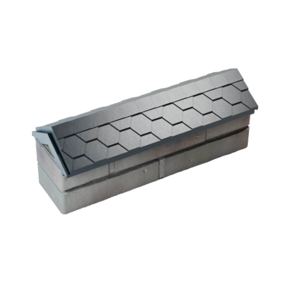 Парапет Zking Эверест Серый с посадкой на 0.5 кирпича (130мм) в Назрани фото