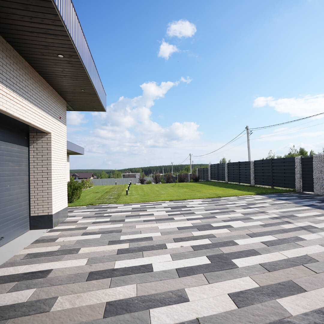 Шаговая плита STONE Графитовый Серый 990х330х55мм в Назрани фото